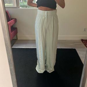 Super cute Mint green wide legged trousers!